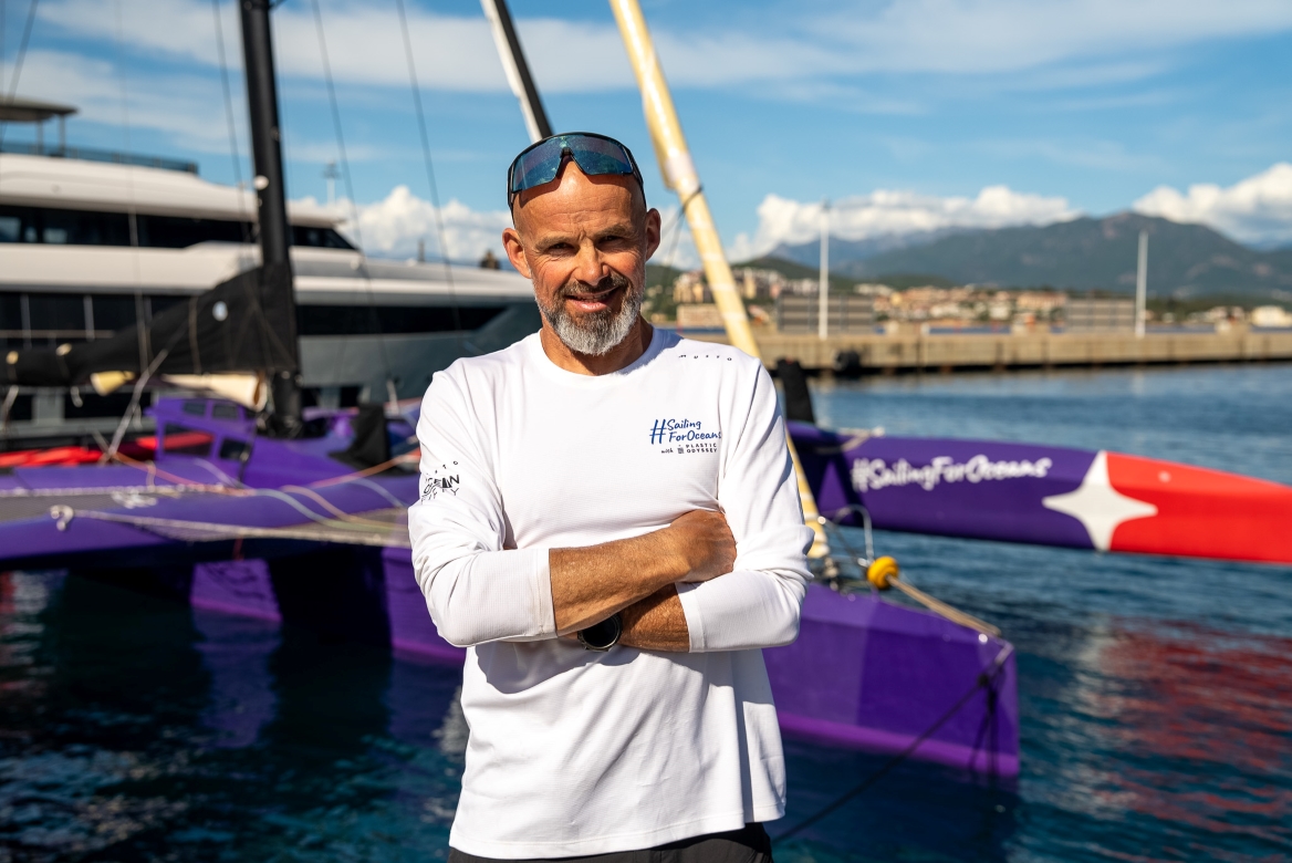Erwan Le Roux et l'Ocean Fifty Plastic Odyssey en escale à La Grande ...